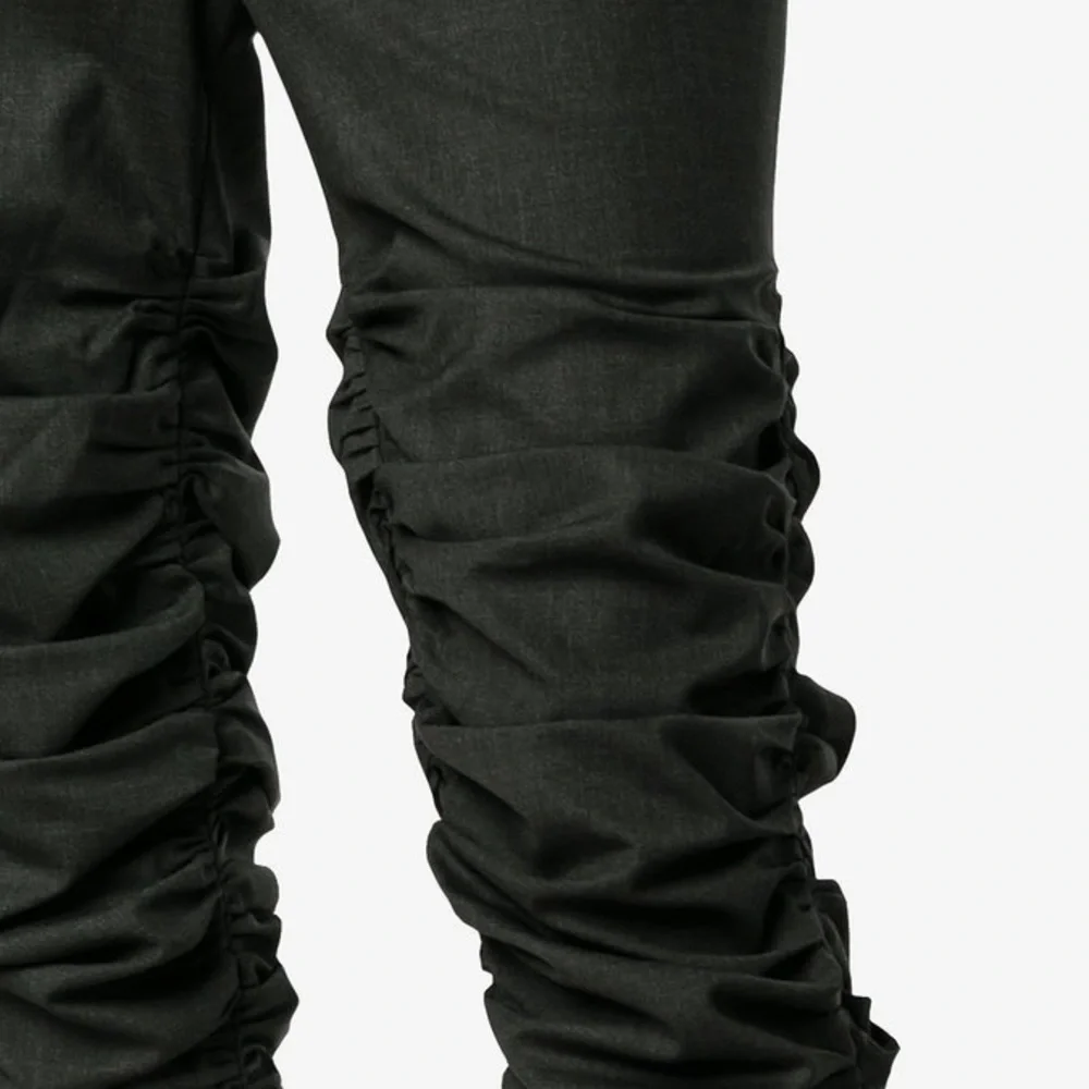 New! JACQUEMUS • Le Corsaire Fronce Trouser Pants in Dark Grey - Picture 3 of 16